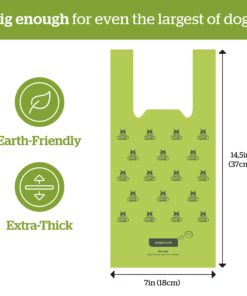 Pogi's Dog Poop Bags with Easy-Tie Handles - 300 Doggy Leak-Proof, Ultra Thick, Scented Poop Bags for Dogs, Cat 300 Count (Pack of 1) 25 81jlKK6sEcL