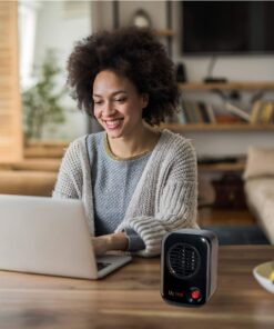 Lasko MyHeat Personal Mini Space Heater for Home with Single Speed, 6 Inches, Black, 200W, 100 31 81jm2qRryTL