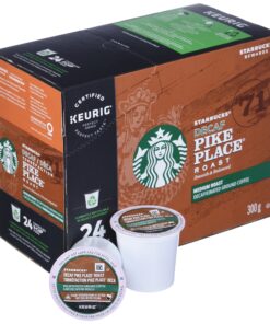 Alternative view of Starbucks Pike Place Decaf Coffee, Keurig (100684) Decaf Pike Place Roast 24 Count (Pack of 1)