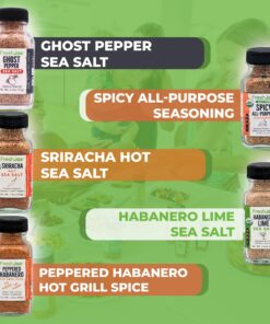 FreshJax Hot & Spicy Seasoning Gift Set | Pack of 5 Organic Hot & Spicy Seasoning Set | Gift Sets for Men | Spices and Seasonings Sets for Cooking Hot & Spicy Set 13 81jnDaWa7PL