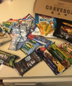 CRAVEBOX Healthy Snack Box (35 Count) Valentines Variety Pack Care Package Gift Basket Kid Men Women Adult Nuts Fruit Nutrition Assortment College 37 81jndGdpGhL