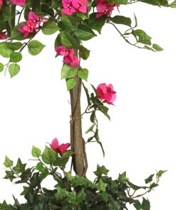 Nearly Natural 5228 Mini Bougainvillea Topiary Beauty, 5-Feet,9" x 9" x 62.5" , Green Plant 23 81jp0OUiWOL
