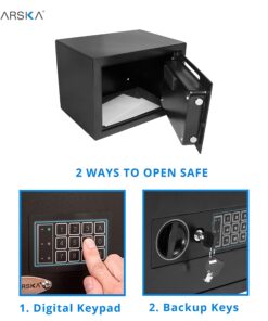 Barska AX11934 Compact 0.57 Cubic Ft Digital Multi-User Keypad Security Business Depository Drop Safe with Front Load Drop Box for Money, Cash & Mail Lock Box Compact Drop Slot 15 81jpfyqYr1L