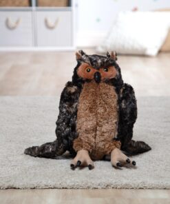 Melissa & Doug Giant Owl - Lifelike Stuffed Animal (17 inches tall) , Brown 27 81jr2Rg2APL