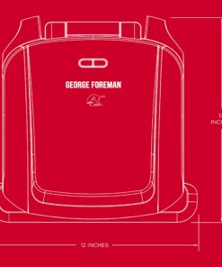 George Foreman GRP1060P Indoor Electric Grill, 4-Serving, Platinum 22 81jt7dJ5dPL