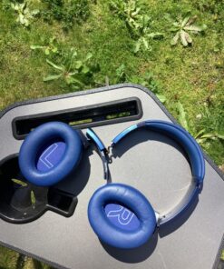 Soundcore Anker Life Q20 Hybrid Active Noise Cancelling Headphones, Wireless Over Ear Bluetooth Headphones, 60H Playtime, Hi-Res Audio, Deep Bass, Memory Foam Ear Cups, for Travel, Home Office Blue 34 81juSKb0hOL 1