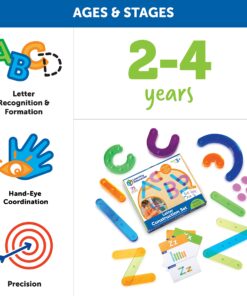 Learning Resources Letter Construction, Homeschool, School Activity Set, Play School, 60 Pieces, Ages 3+ 73 Pieces 32 81jwXA9uyvL