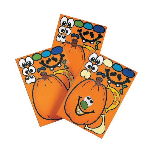 Make A Pumpkin Stickers (1 DOZEN) - BULK