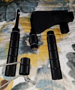 iunio Camping Axe, Hatchet with Sheath, Multi-Tool, Camp Ax, Survival Gear, Folding Portable Tools, for Hiking, Backpacking, Emergency, Hunting, Outdoor Black with Bag 40 81jy6qFIQwL