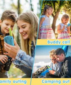 Selieve Toys for 3-12 Year Old Boys Girls, Walkie Talkies for Kids 22 Channels 2 Way Radio Toy with Backlit LCD Flashlight, 3 Miles Range for Outside, Camping, Hiking Blue 27 81jyXWlMJTL