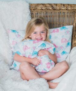 Little Sleepy Head Toddler Pillowcase 13 x 18-100% Cotton & Hypoallergenic (Elephant) Elephants 13 x 18 Inch 25 81jz tBecLL