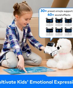 Makeblock Codey Rocky Robot Toy, Programmable and Interactive Emo Robot for Kids 6+, STEM Learning Educational Toys Support Scratch Python Programming, Rechargeable Smart Coding Robot Gift for Kids Modern 23 81jz8XUBKhL