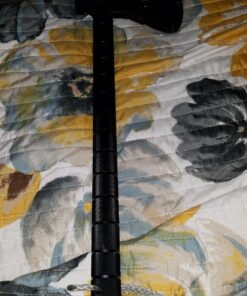 iunio Camping Axe, Hatchet with Sheath, Multi-Tool, Camp Ax, Survival Gear, Folding Portable Tools, for Hiking, Backpacking, Emergency, Hunting, Outdoor Black with Bag 41 81jzlYkx12L