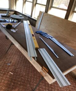 Kreg KMA3700 Accu-Cut XL - Track Saw Guide - With Universal Sled - Make Cross-, Rip- & Angled-Cuts Easily - Straight Cut Guide Track System - Circular Saw Track Guide 29 81k5kPlE9wL