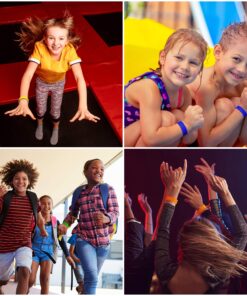 Heavier Tyvek Wristbands 7.5 Mil - Goldistock Select Series Teal (Blue/Green) 500 Count - ¾” Arm Bands - Paper-Like Party Armbands - Fan-Folded (Better Security) - Extra Durable Wrist Bands for Event #06 - Teal 13 81k6j7N67dL