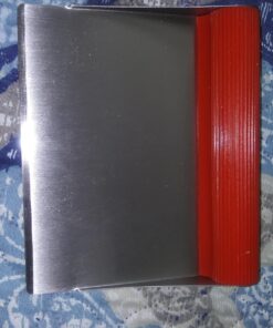 Rachael Ray Tools and Gadgets Stainless Steel Pastry Scraper / Bench Scrape / Kitchen Tool for Baking and Cooking / Dishwasher Safe, Red 8 81k8DCM8LXL