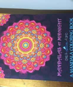 Mandalas At Midnight: A Mandala Coloring Book 55 81k8S6FqFBL