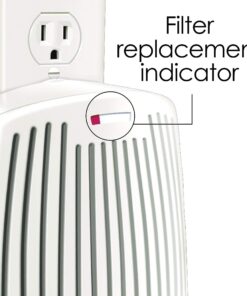 Hamilton Beach TrueAir Plug-Mount Air Freshener Odor Eliminator for Common Household-Tobacco, Pet, Bathroom & Trash, On/Off Fan, with Carbon Filter + Green Meadow Cartridge, White (04530GM) Plug Mount Odor Eliminator/Air Freshener 27 81k9uzYKQ2L