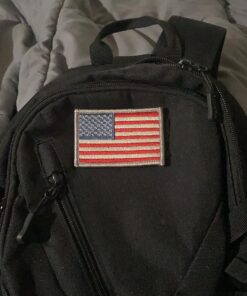 Alternative view of Tactical USA Flag Patch - Subdued Silver USA by Gadsden and Culpeper