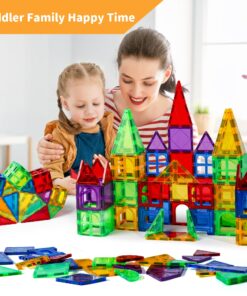 MAGBLOCK 120 PCS Magnetic Blocks, Magnetic Tiles Building Blocks for Kids Toys Magnet Toys Set 3D Building Blocks for Toddler Boys and Girls 120pcs magnetic tiles 23 81kBgyGSpAL