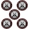 5x 2nd Amendment - America's Original Homeland Security Round Bumper Sticker Decal (5 Inch) 14 81kCC7mkpxL