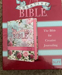 KJV Holy Bible, My Creative Bible, Faux Leather Flexcover - Ribbon Marker, King James Version, Pink Floral 51 81kD9kQRbKL
