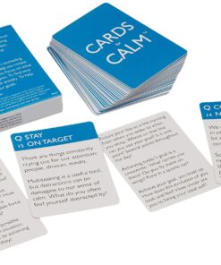 Alternative view of Cards for Calm: A Therapy Tool for Stress, Anxiety, and Negative Thinking.