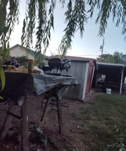 Cuisinart CGG-180T Petit Gourmet Portable Tabletop Propane Gas Grill, Red 17.6 x 18.6 x 11.8-Inch Petit Gourmet Tabletop Gas Grill, Red 51 81kDmIuJBsL