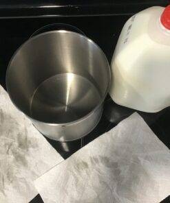 Oggi Stainless Steel Jumbo Utensil Holder - 7" Utensil Caddy, Weighted Base for Stability - Extra Large Utensil Crock and Countertop Utensil Organizer, Stainless Steel Stainless Steel - 7" 45 81kHMmQWSYL