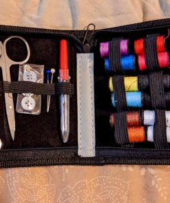 Embroidex Sewing Kit for Home, Travel & Emergencies - Filled with Quality Notions Scissor & Thread - Great Gift 48 81kIB1kx yL