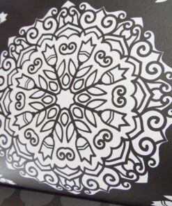 Mandalas At Midnight: A Mandala Coloring Book 48 81kIdZALqFL