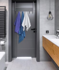 Deco Brothers Over The Door Hook Organizer with 6 Hooks, Silver 24 81kImmJtHQL