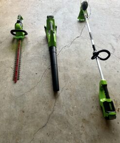 Greenworks 40V Cordless String Trimmer and Leaf Blower Combo Kit, 2.0Ah Battery and Charger Included 12" Trimmer + Blower (2.0Ah) 39 81kJ5VfwRKL