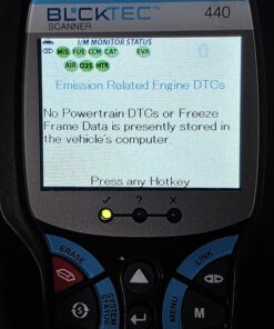 BLCKTEC 440 Bluetooth OBD2 Scanner Diagnostic Tool - Car Code Reader and Scanner for Car - Comes with Live Data - Battery/Charging System Test - Works for All OBD Compliant Cars 1996 & Newer 56 81kJLz7lc6L