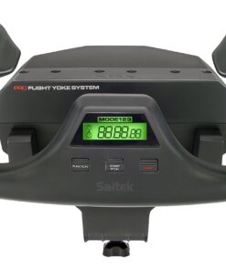 Logitech G PRO Flight Yoke System, Professional Simulation Yoke and Throttle Quadrant, 3 Modes, 75 Programmable Controls, Configurable Throttle Knobs, Steel Shaft, USB, PC - Black 15 81kJOqOjmqL