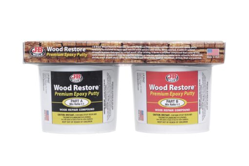 J-B Weld 40007 Wood Restore Premium Epoxy Putty Kit - 64 oz. 64 Ounce