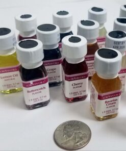 LorAnn SS Pack #1 of 12 Fruity Flavors in 1 dram bottles (.0125 fl oz - 3.7ml) 0.12 Fl Oz (Pack of 12) 14 81kM9sogLDL