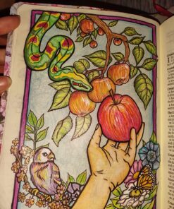 KJV Holy Bible, My Creative Bible, Faux Leather Flexcover - Ribbon Marker, King James Version, Pink Floral 50 81kMtQfuXzL