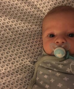 MAM Original Start Newborn Baby Pacifier, Best Pacifier for Breastfed Babies, Sterilizer Case, 0-3 Months, Boy, 2 Count (Pack of 1) 2-Pack 47 81kNMp TuL