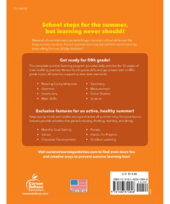 Alternative view of Summer Bridge Activities 4th to 5th Grade Workbook, Math, Reading Comprehension, Writing, Science, Social Studies, Fitness Summer Learning Activities, 5th Grade Workbooks All Subjects With Flash Cards