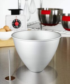 Fat Daddio's PDV-07 Dolly Varden Doll Cake Pan, 7.25 x 5.5 Inch, Silver 24 81kPKlouw6L