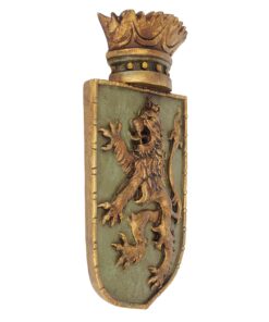 Design Toscano Medieval Rampant Lion Crest Medieval Decor Wall Sculpture - Set of Two, 14 Inch, Polyresin, Full Color Set of 2 10 81kQrRx35SL