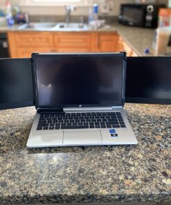 WESTHOD 12" Laptop Monitor Extender, Portable Monitor for Laptop HDMI USB C Screens Extender FHD 1080P, Plug-Play Tri-Screen for 13”-16” Laptops 104 81kRdzoaL