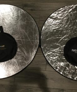 NEEWER 43 Inch/110 Centimeter Light Reflector Diffuser 5 in 1 Collapsible Multi Disc with Bag - Translucent, Silver, Gold, White, and Black for Studio Photography Lighting Outdoor Standard Packaging 41 81kTIxcCFQL