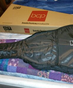 Best Choice Products 38in Beginner All Wood Acoustic Guitar Starter Kit w/Gig Bag, Digital Tuner, 6 Celluloid Picks, Nylon Strings, Capo, Cloth, Strap w/Pick Holder - Natural 35 81kTOESjfZL