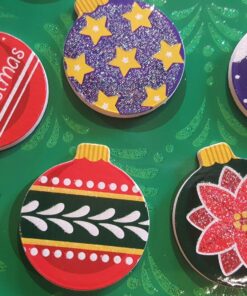 Melissa & Doug Countdown to Christmas Wooden Advent Calendar - Magnetic Tree, 25 Magnets , Orange Santa 57 81kU3ohwuKL 2