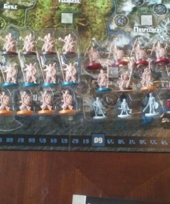 Blood Rage (Core Box) | Strategy Game | Viking Fantasy Board Game | Tabletop Miniatures Battle Game for Adults and Teens | Ages 14+ | 2-4 Players | Avg. Playtime 60-90 Mins | Made by CMON 45 81kULaKip4L