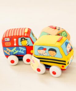 Melissa & Doug K's Kids Pull-Back Vehicle Set - Soft Baby Toy Set With 4 Cars and Trucks and Carrying Case - Pull Back Cars, Toys For Babies And Toddlers 41 81kUObP1qCL