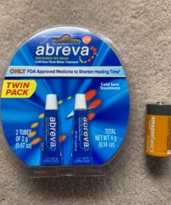 Abreva 10 Percent Docosanol Cold Sore Treatment, Treats Your Fever Blister in 2.5 Days - 0.07 oz Tube x 2 30 81kVlbVxTpL