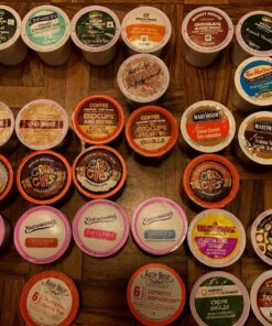 Crazy Cups Flavored Coffee Pods Variety Pack, Fully Compatible With All Keurig Flavored K Cups Brewers, Coffee Sampler, 40 Count 44 81kVzKO8i3L